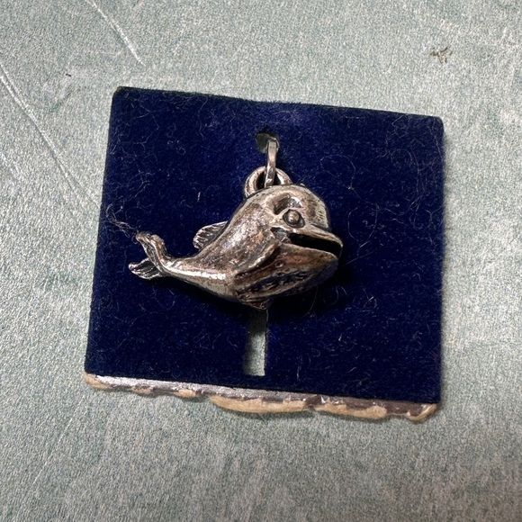 Beau Sterling Jewelry - Vintage Beau Sterling Silver Baby Whale NEW Charm